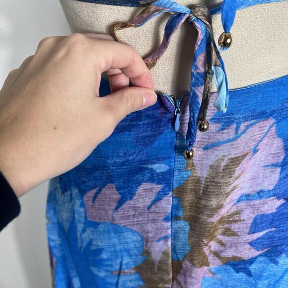 NWT NEW Billy J Rahima Maxi Dress - Blue Floral Womens AU SIZE 8 US SIZE 4 - Picture 11 of 14